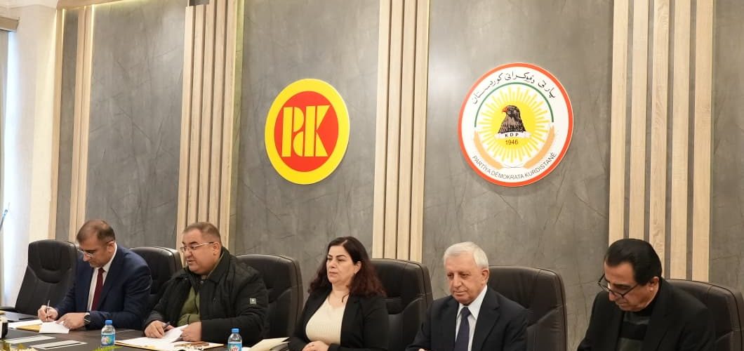 ھاریکارێن مەکتەبا ڕێکخستنێ دگەل بەشێن ڕاگەھاندنێ و ڕێکخراوێن جەماوەری کۆمبوون