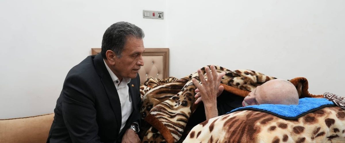 بەرپرسێ مەکتەبا ڕێکخستنێ سەرەدانا تێکۆشەرێ دێرین (سادق گەڵناسکی) دکەت