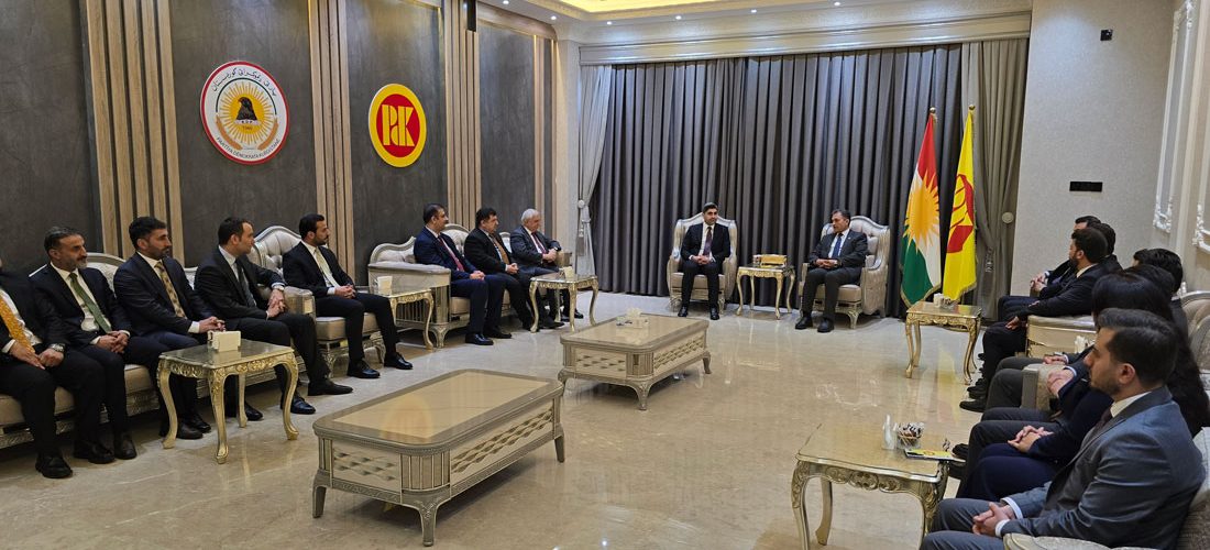 ئەڤرۆ ١٢ی شواتا ٢٠٢٦ بەرپرسێ مەکتەبا ڕێکخستنێ پێشوازیێ ل سکرتێرێ ئێکەتیا قوتابیان و لاوان دکەت 