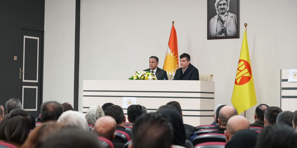 بەرپرسێ مەکتەبا ڕێکخستنێ کۆمبوونەکا بەرفرەھ ل دەڤەرداریا ئامێدیێ ئەنجامدا