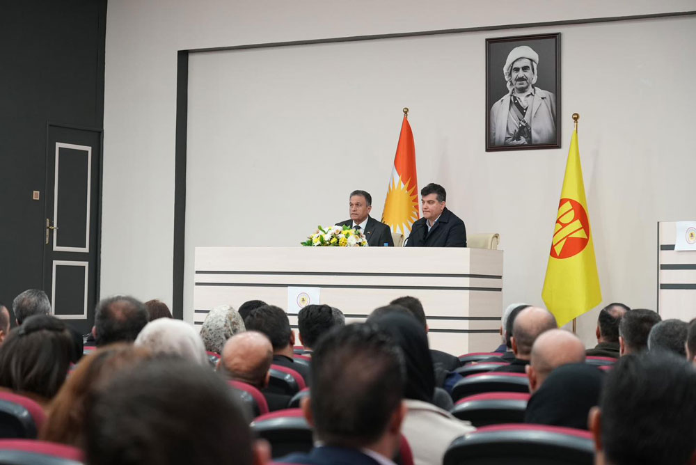 بەرپرسێ مەکتەبا ڕێکخستنێ کۆمبوونەکا بەرفرەھ ل دەڤەرداریا ئامێدیێ ئەنجامدا