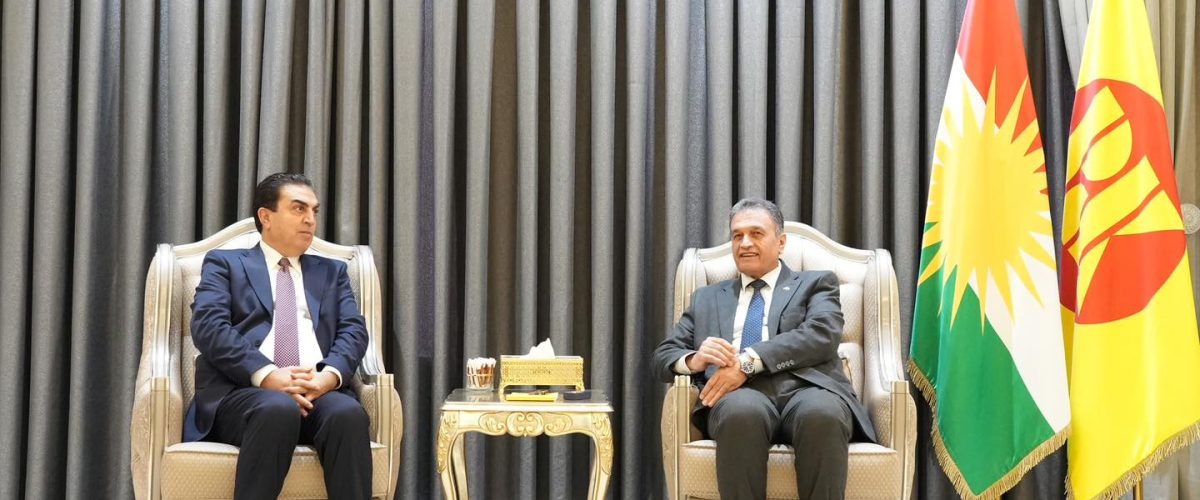 بەڕێز سەربەست لەزگین پێشوازی ل جێگرێ دووێ یێ پەرلەمانێ عێراقێ کر