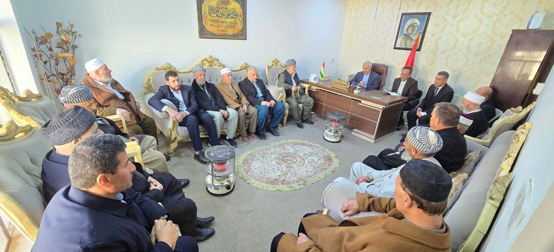 شاندەکێ مەکتەبا ڕێکخستنێ سەرەدانا لقێن دھۆک و زاخۆ یێن ئێکەتیا مامۆستایێن ئایینی دکەت