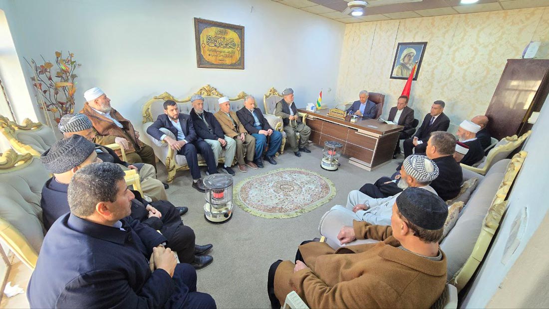 شاندەکێ مەکتەبا ڕێکخستنێ سەرەدانا لقێن دھۆک و زاخۆ یێن ئێکەتیا مامۆستایێن ئایینی دکەت