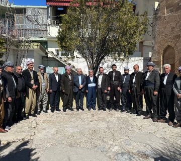 شاندەکێ مەکتەبا ڕێکخستنا سەرەدانا لقێ ئامێدیێ یێ ئێکاتیا مامۆستایێن ئایینی دکەت