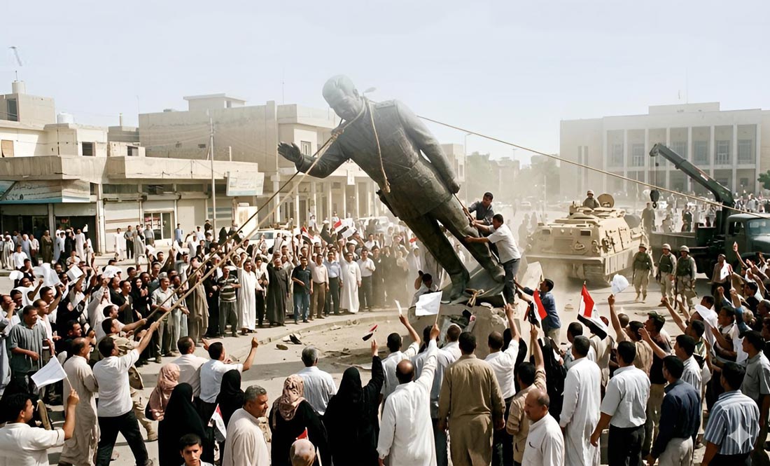 پەیاما مەکتەبا ڕێکخستنێ ب هەلکەفتنا سالڕۆژا ڕووخانا ڕژێما دیکتاتۆرا بەعس