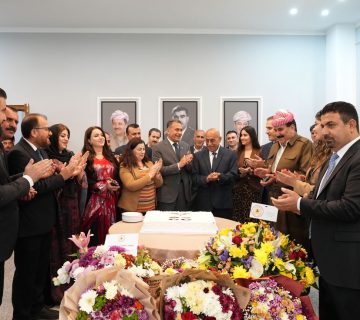 شاندەکێ بلندێ پارتی سەرەدانا بنگەھێ لالش دکەت